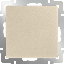 WL11-SW-1G Выключатель одноклавишный (шампань) Antik Werkel a040915