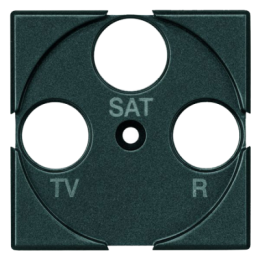HS4207 Axolute Лицевая панель для розеток TV + FM + SAT Bticino