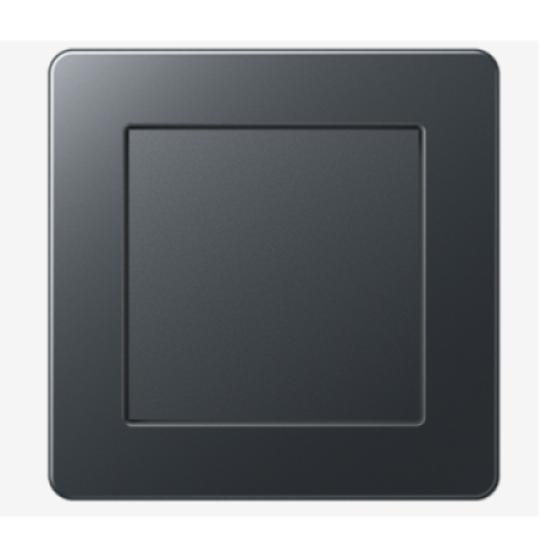 AF581BFANM Рамка A flow Антрацит 1-постовая Jung
