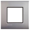 LNC4802NK Рамка LivingLight Air Никель матовый 2-модульная Bticino