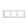 FD01233BD Рамка Provence White Decape 3-постовая Fede