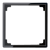 A590ZSW А 500 Черный Рамка промежуточная для монтажа изделий с крышкой 50х50 Jung A серия