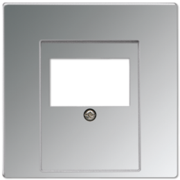 GCR2969T LS 990 Блестящий хром Крышка для ТАЕ-розетки,моно/стерео-аудиорозетки,комбинированной вставки  Jung LS серия