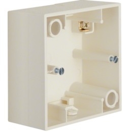 10418982 Коробка для наружного монтажа, 1-местная цвет: белый, с блеском S.1 Berker