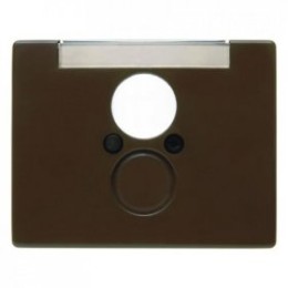11850001 Центральная панель для розетки к громкоговорителю цвет: коричневый, с блеском Arsys Berker