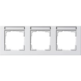109322 Рамка E2 Белый 3-постовая Gira