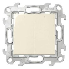 2450392-031 Двухклавишный выкл с подвсеткой, сл кость Simon 24 2450392-031 Двухклавишный выкл с подвсеткой, сл кость Simon 24