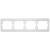 13830069 Рамка Arsys Полярная белизна с блеском 4-постовая Berker