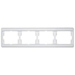13830069 Рамка Arsys Полярная белизна с блеском 4-постовая Berker