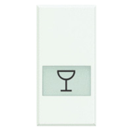 HD4921LR Axolute Клавиши с подсвечиваемыми символами для выключатель в дизайне AXIAL - 1 модуль, Сервис Bticino