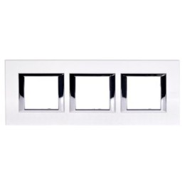 HA4802M3HBG Рамка Axolute Квадрат Фарфор 2+2+2 модуля Bticino