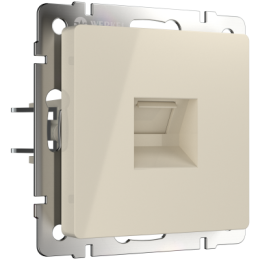 WL03-RJ-11-ivory Телефонная розетка  RJ-11(слоновая кость) Antik Werkel a028895