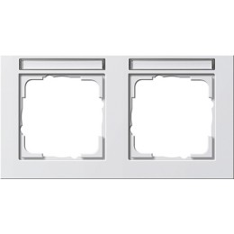 109222 Рамка E2 Белый 2-постовая Gira