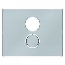 11847004 Центральная панель для розетки к громкоговорителю цвет: нержавеющая сталь K.5 Berker