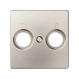 82053-34 Накладка на розетку R-TV+SAT, S82, S82N, шампань Simon