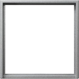 028226 Промежуточная рамка для приборов с накладкой 50*50 мм Алюминий Gira