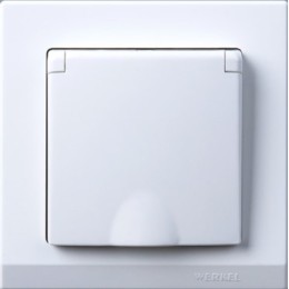 WL04-Frame-01-white Рамка на 1 пост (белый) Stark Werkel a028921