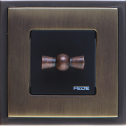 FD01241PM Рамка Madrid Патина матовая 1-постовая Fede