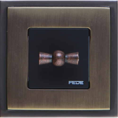 FD01241PM Рамка Madrid Патина матовая 1-постовая Fede