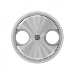 8650 CR Накладка для TV-R розетки кольцо Хром , ABB