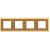 FD01294OR Рамка Crystal De Luxe Real Gold 4-постовая Fede