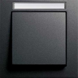 109123 Рамка с полем для надписи E2 Антрацит 1-постовая Gira