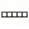 MTN486514 Рамка M-Plan Антрацит 5-постовая Merten