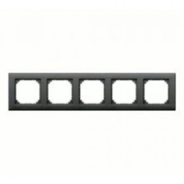 MTN486514 Рамка M-Plan Антрацит 5-постовая Merten