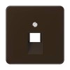 CD569-1UABR CD 500/CD plus Коричневый Накладка 1-ой наклонной ТЛФ/комп розетки Jung