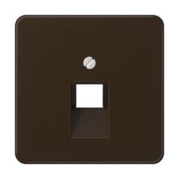CD569-1UABR CD 500/CD plus Коричневый Накладка 1-ой наклонной ТЛФ/комп розетки Jung