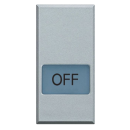 HC4921LN Axolute Клавиши с подсвечиваемыми символами для выключатель в дизайне AXIAL - 1 модуль, OFF Bticino