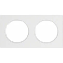 10122289 Рамка R.3 Полярная белизна 2-постовая Berker