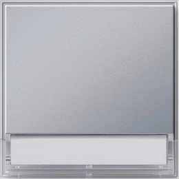 067665 Клавиша с полем для надписи 37*47 мм Алюминий Gira TX44