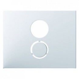 11847009 Центральная панель для розетки к громкоговорителю цвет: полярная белизна, с блеском K.1 Berker