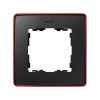 8201610-252 Рамка декоративная, 1 пост, Select, Simon 82 Detail, графит-красный металлик
