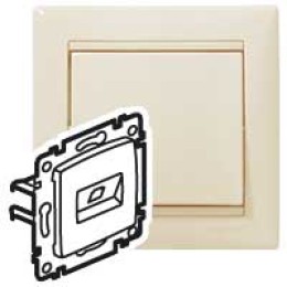 774145 Valena Розетка 2хRJ45 STP кат.6 Legrand