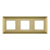 FD01253OB Рамка Barcelona Bright Gold 3-постовая Fede