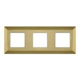 FD01253OB Рамка Barcelona Bright Gold 3-постовая Fede