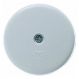 1037 Центральная панель для VDo-розетки и кабельного вывода Er цвет: полярная белизна, с блеском серия 1930, Glasserie, Palazzo Berker