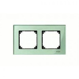 MTN404204 Рамка M-Elegance Изумрудный 2-постовая Merten