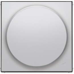 8560.2 PL Накладка с поворотной ручкой для механизма поворотного светорегулятора серебряный, ABB