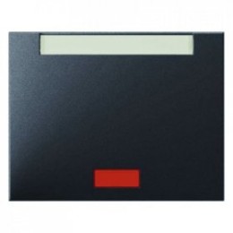 14157106 Клавиша в комплекте с 5 линзами и полем для надписи цвет: антрацит, матовый K.1 Berker