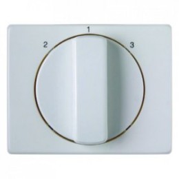 10880069 Центральная панель с вращающейся ручкой для 3-уровневого выключателя цвет: полярная белизна, с блеском Arsys Berker