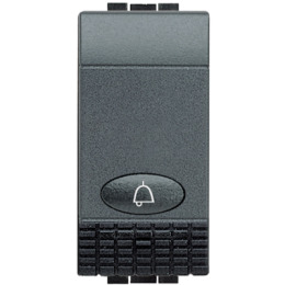 L4042N LivingLight Кнопка (NO) с символом "Звонок", 1 модуль Bticino