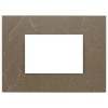 22653.52 Рамка Eikon EXE Коричневый кофе 3-модульная Vimar
