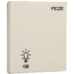 FD28601-A Сенсорный одноклавишный выключатель с подсветкой 10 A 250 В, цвет Бежевый FEDE
