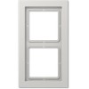 FD982LG Рамка FD Design Светло-серый 2-постовая Jung
