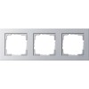 021325 Рамка E2 Алюминий 3-постовая Gira