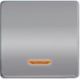 FD04312CB Клавиша для одноклавишных выключателей с подсветкой, цвет Bright Chrome FEDE