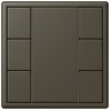 LC503TSA32140 Les Couleurs® Le Corbusier KNX кнопочный модуль F 50 с тремя парами кнопок ombre naturelle 31 Jung